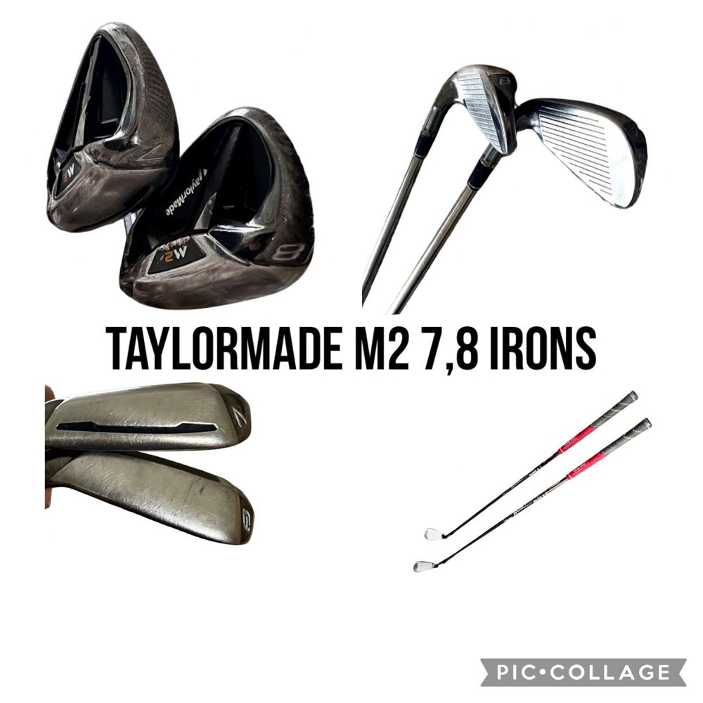 Men's TaylorMade M2 Set of 7,8 Irons Graphite Shaft Right-Handed